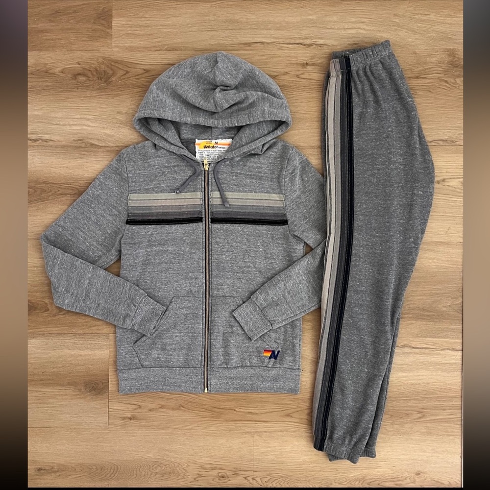 aviator nation pants heather gray